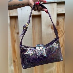 Iridescent Y2K shoulder bag